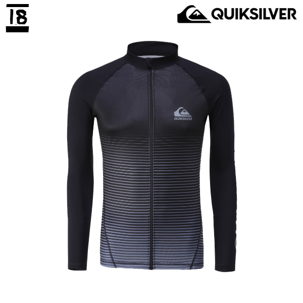 18 QUIKSILVER 퀵실버 집업 래쉬가드 ONE DAY3 ZIP-UP_BL2